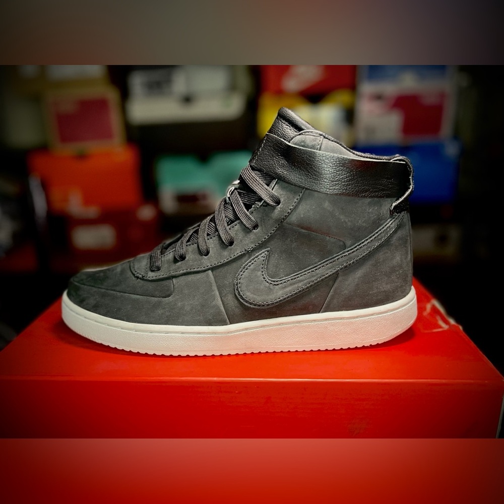 Nike Vandal High x John Elliott Anthracite/White Men's Size 7 AH7171-002 NIB